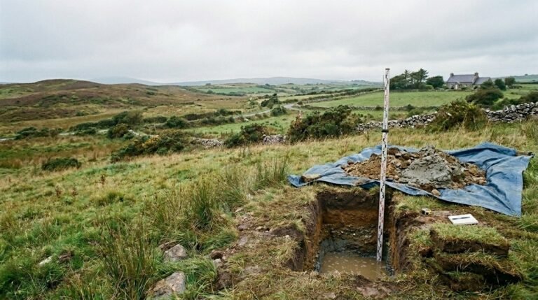 Site Suitability Tests - Percolation Test in Progress