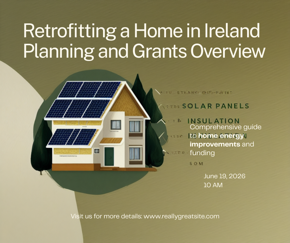Retrofitting a home in Ireland — planning, BCAR and SEAI grants in one timeline