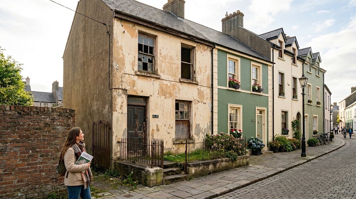 Vacant Property Grants derelict house.