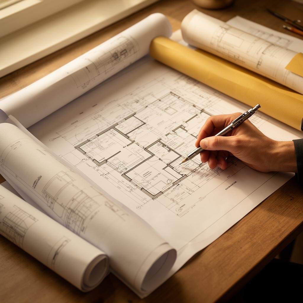 Preparing plans for a new house for an application for planning permission in Ireland